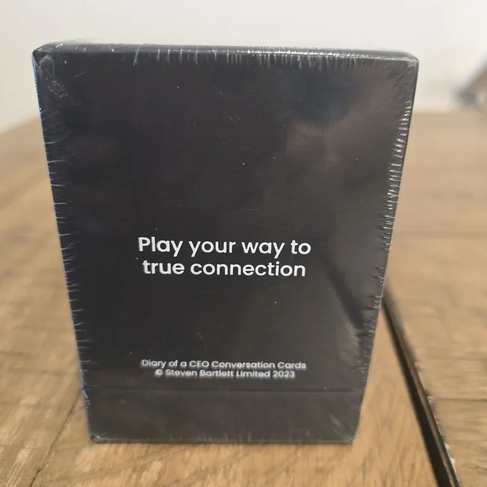 The Diary of a CEO Conversation Cards - Steven Bartlett - 3rd Edition, BRAND NEW